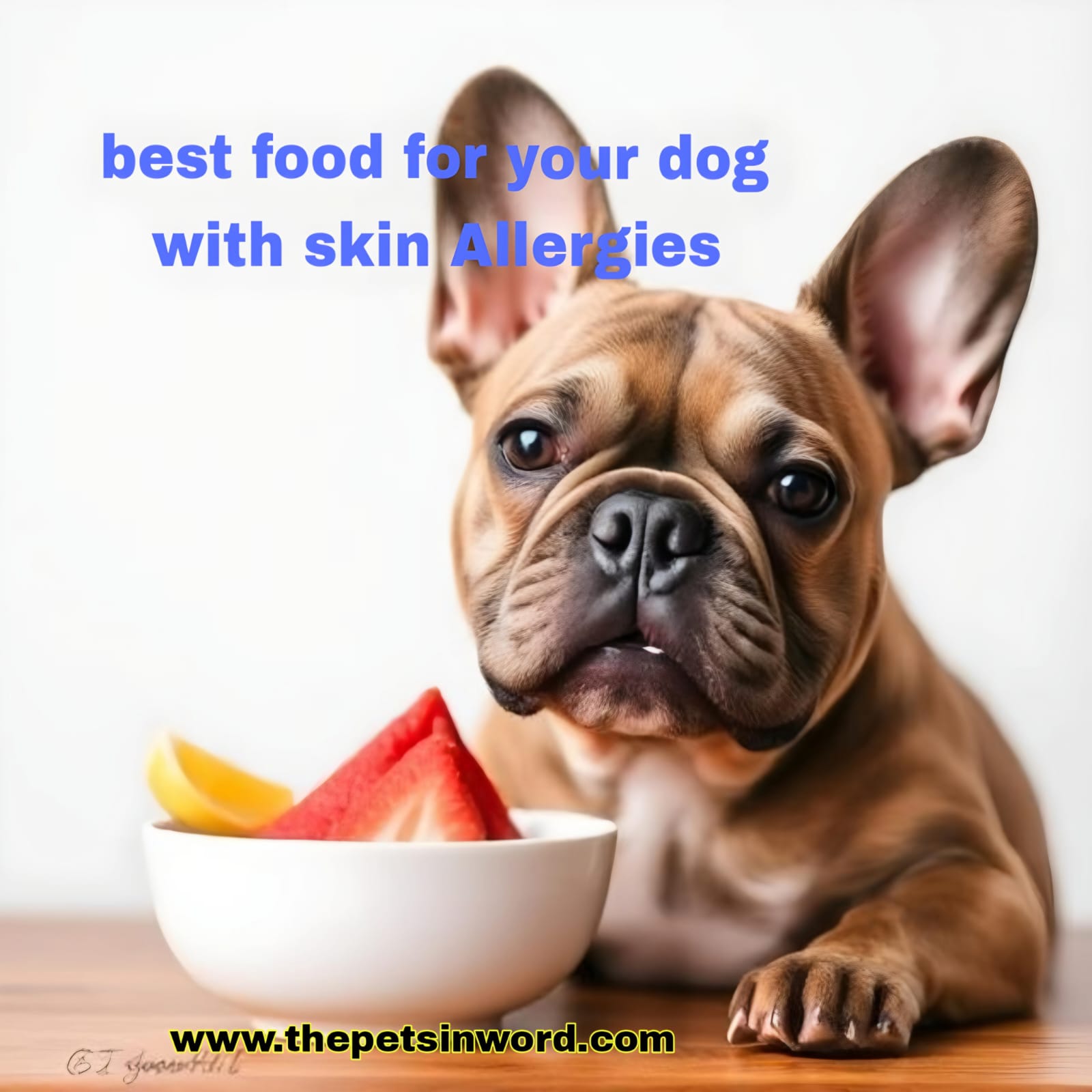 best food for French Bulldog with Skin Allergies