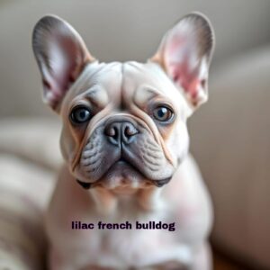 Lilac French bulldog