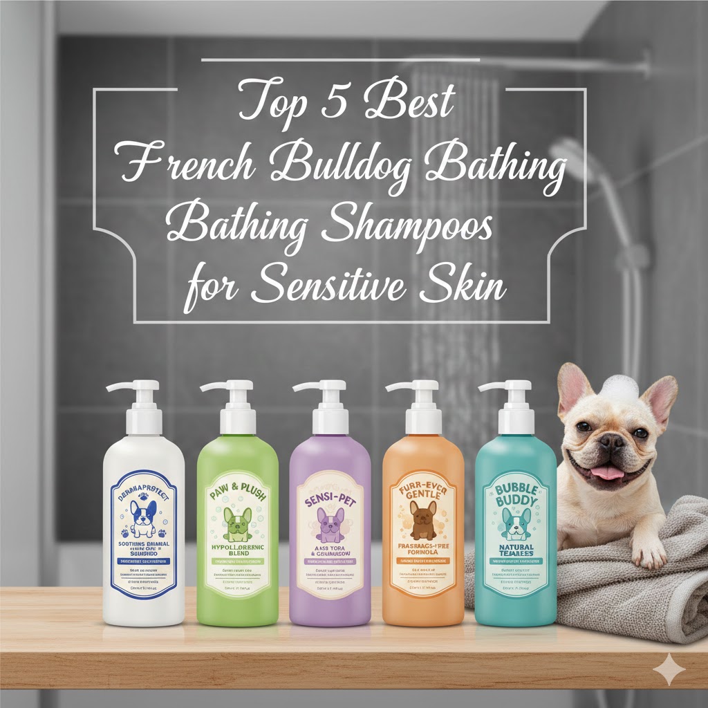 Top 5 Best French Bulldog Bathing Shampoos for Sensitive Skin